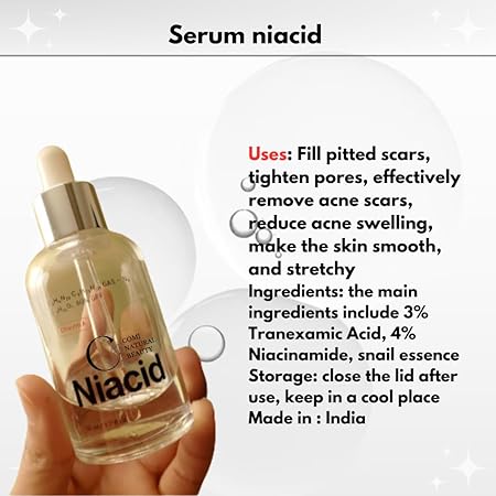 Serum Niacid Fill in Pitted Scars & Dark Acne - 50ml