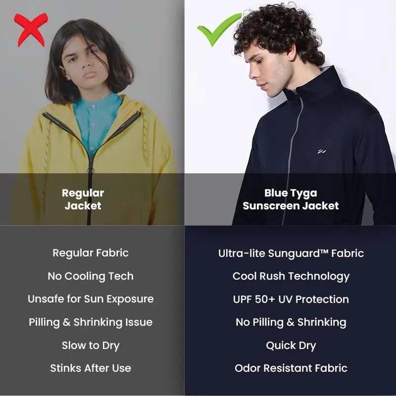 Sunscreen with UV Protection Lightweight Jackets