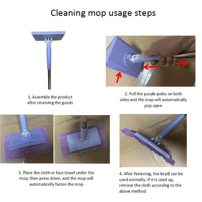 Effortless Dust-Free Cleaning Mop - NeworldStore