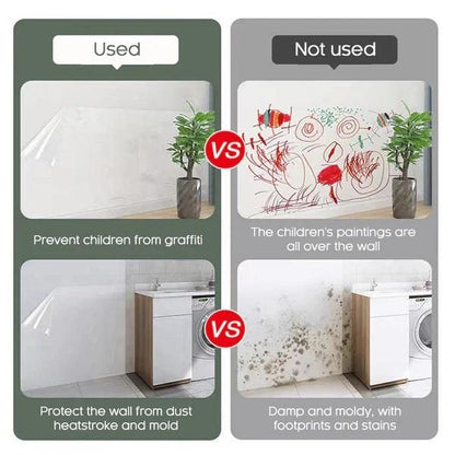 Self- Adhesive Transparent Electrostatic Wall Protection Film Buy 1 Get 1 Free - NeworldStore
