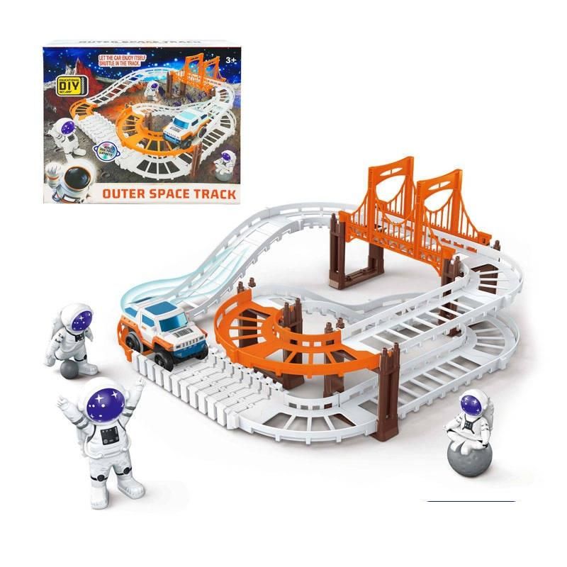 Astronaut Spaceship Track Set - Outer Space Toy Set for Kids - NeworldStore