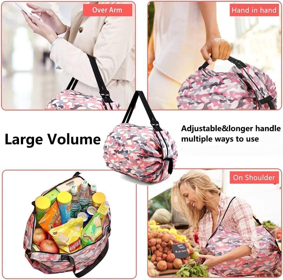 Two Pieces Foldable Shopping Bag - NeworldStore