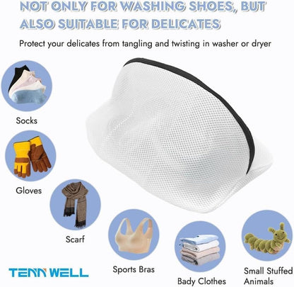 Shoes Wash Bags with Bumper Protectors Mesh Laundry Bag - NeworldStore