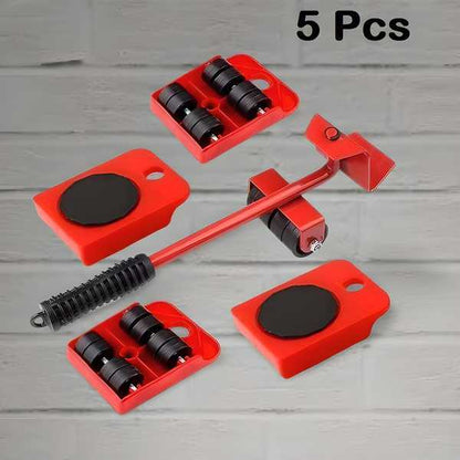 Furniture Lifter -Furniture Lifter Mover Tool Set Heavy Duty Furniture Shifting Lifting Moving Tool with Wheel Pads - NeworldStore