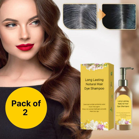 Long Lasting Natural Hair Dye Shampoo 100ML (buy 1 get 1)