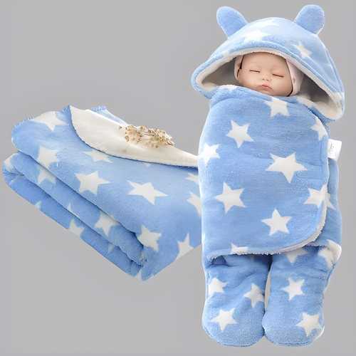 Wearable Blanket and Star Wrapper Durable Cotton for Baby Boys & Girls(Assorted Color) - NeworldStore