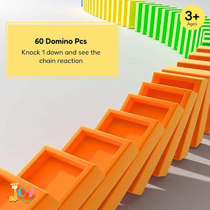 Train Toy Domino Set for Kids BPA Free Plastic with Sound Effects - NeworldStore