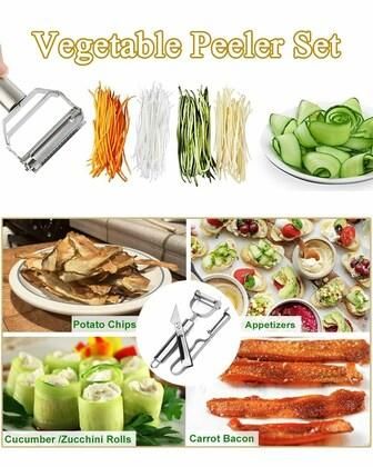 3 in 1 Vegetable - Fruit Peeler Set of 3pc - NeworldStore