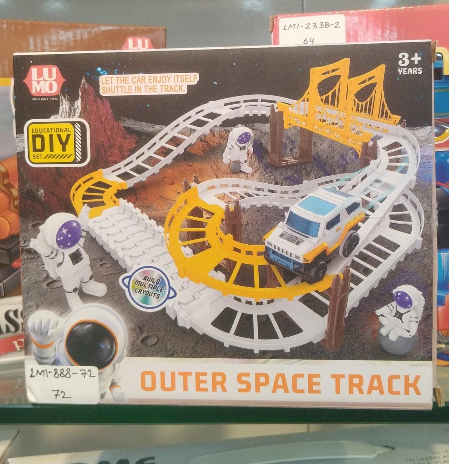 Astronaut Spaceship Track Set - Outer Space Toy Set for Kids - NeworldStore