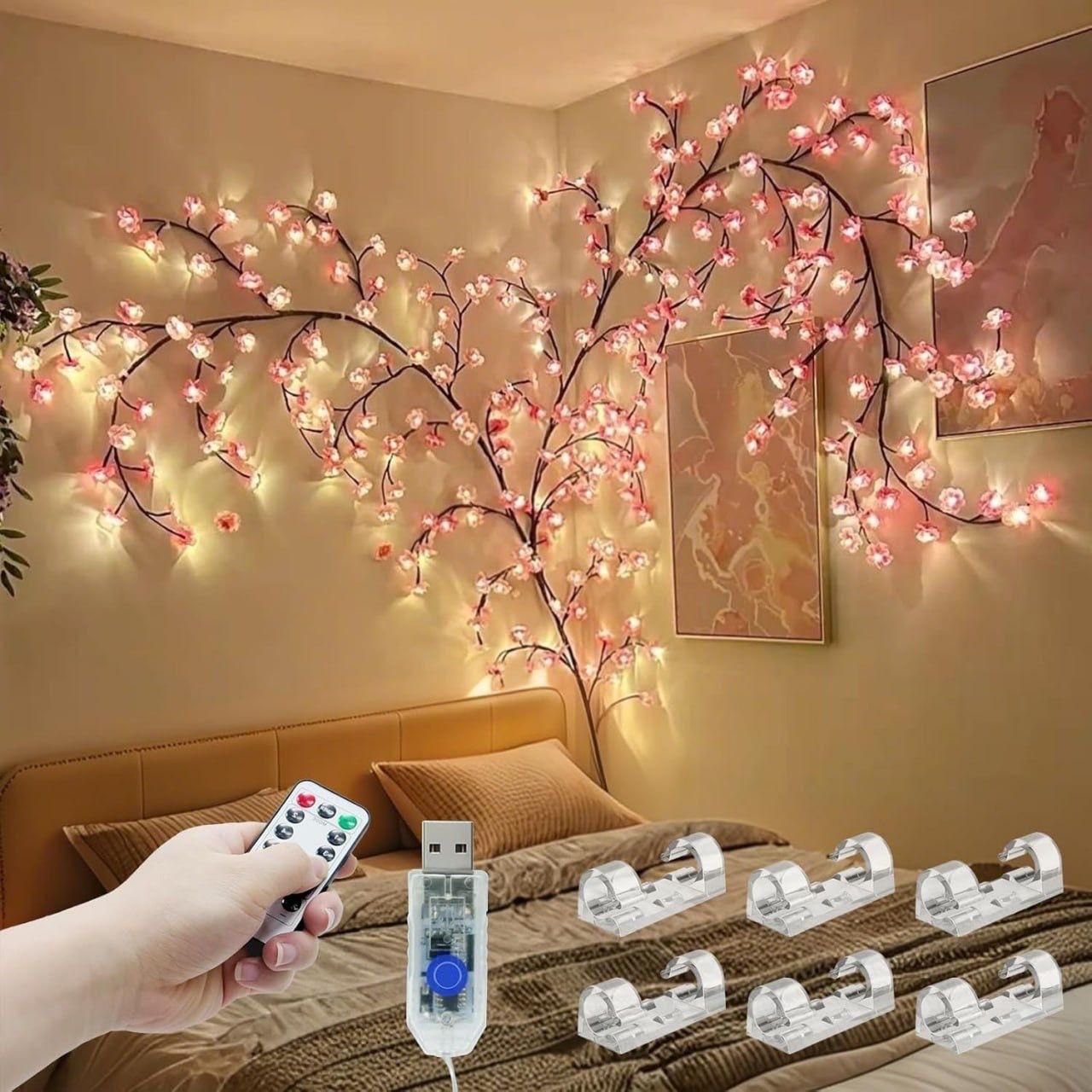 Cherry LED Tree Branch Lights - NeworldStore