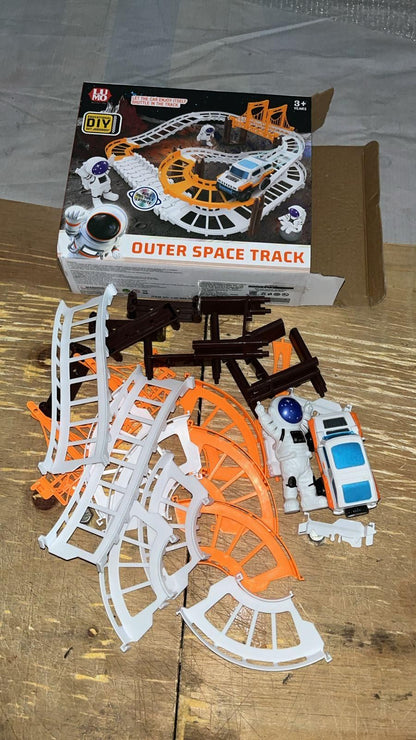 Astronaut Spaceship Track Set - Outer Space Toy Set for Kids - NeworldStore