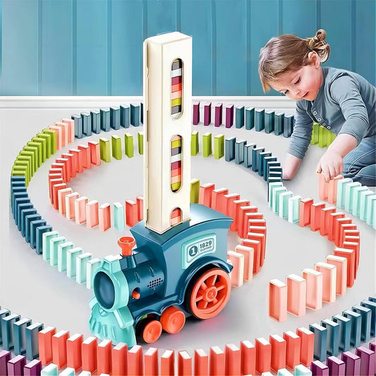Train Toy Domino Set for Kids BPA Free Plastic with Sound Effects - NeworldStore