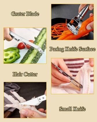 3 in 1 Vegetable - Fruit Peeler Set of 3pc - NeworldStore