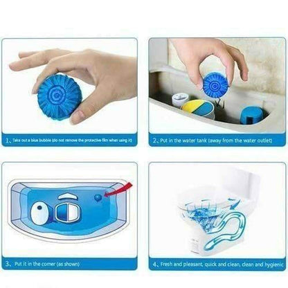 Toilet Deodorizer Cleaner Tablet Pack of 1 (10pc) - NeworldStore