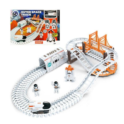 Astronaut Spaceship Track Set - Outer Space Toy Set for Kids - NeworldStore